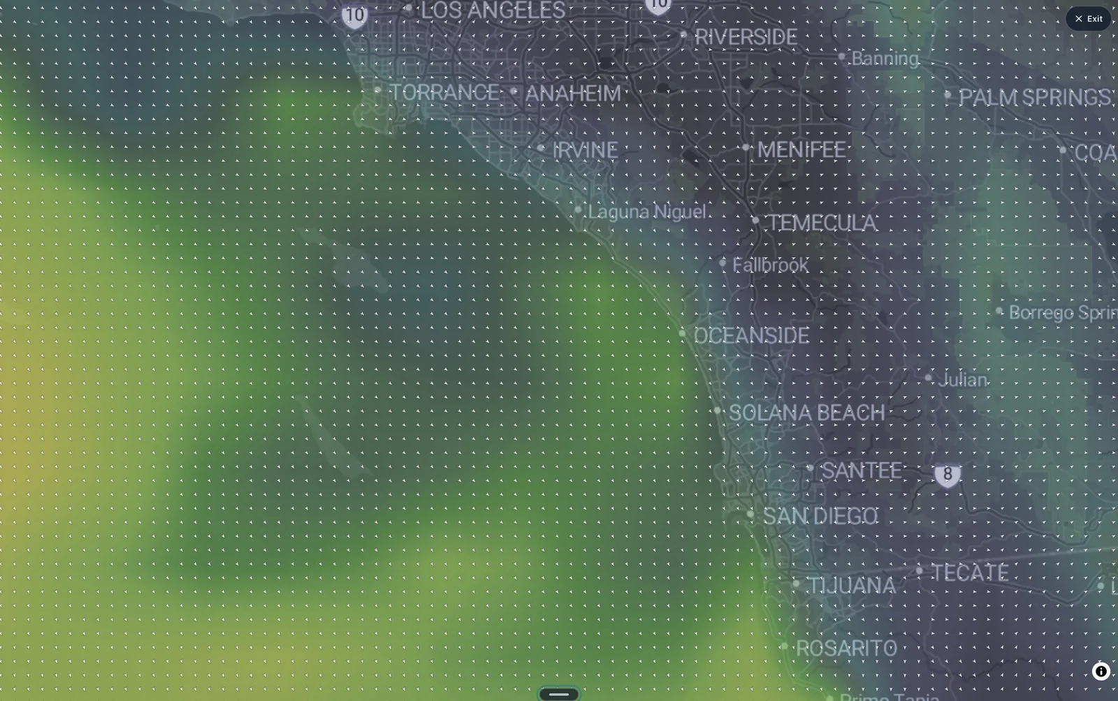 Fetch wind forecast — Monday morning