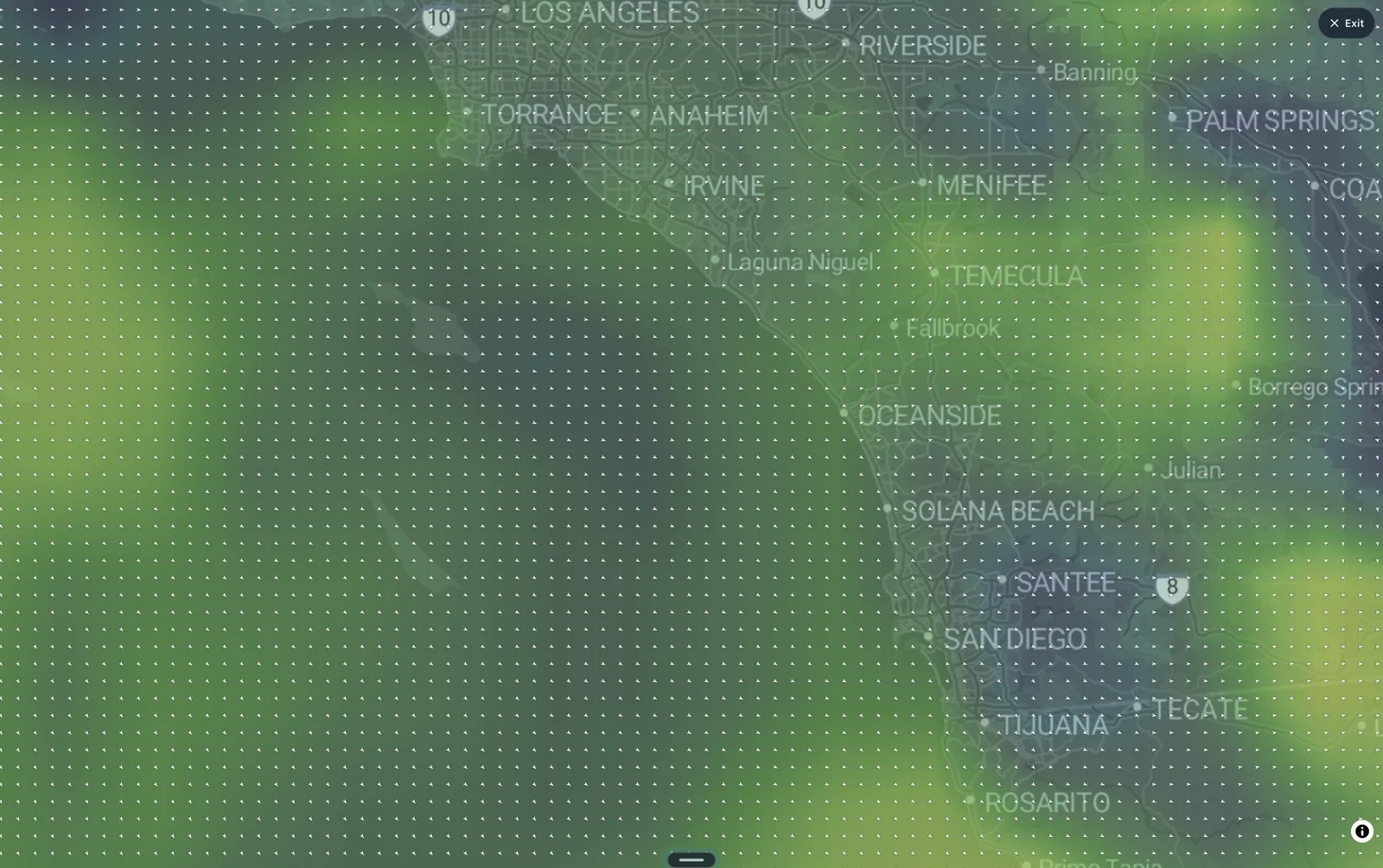 Fetch wind forecast — Monday afternoon