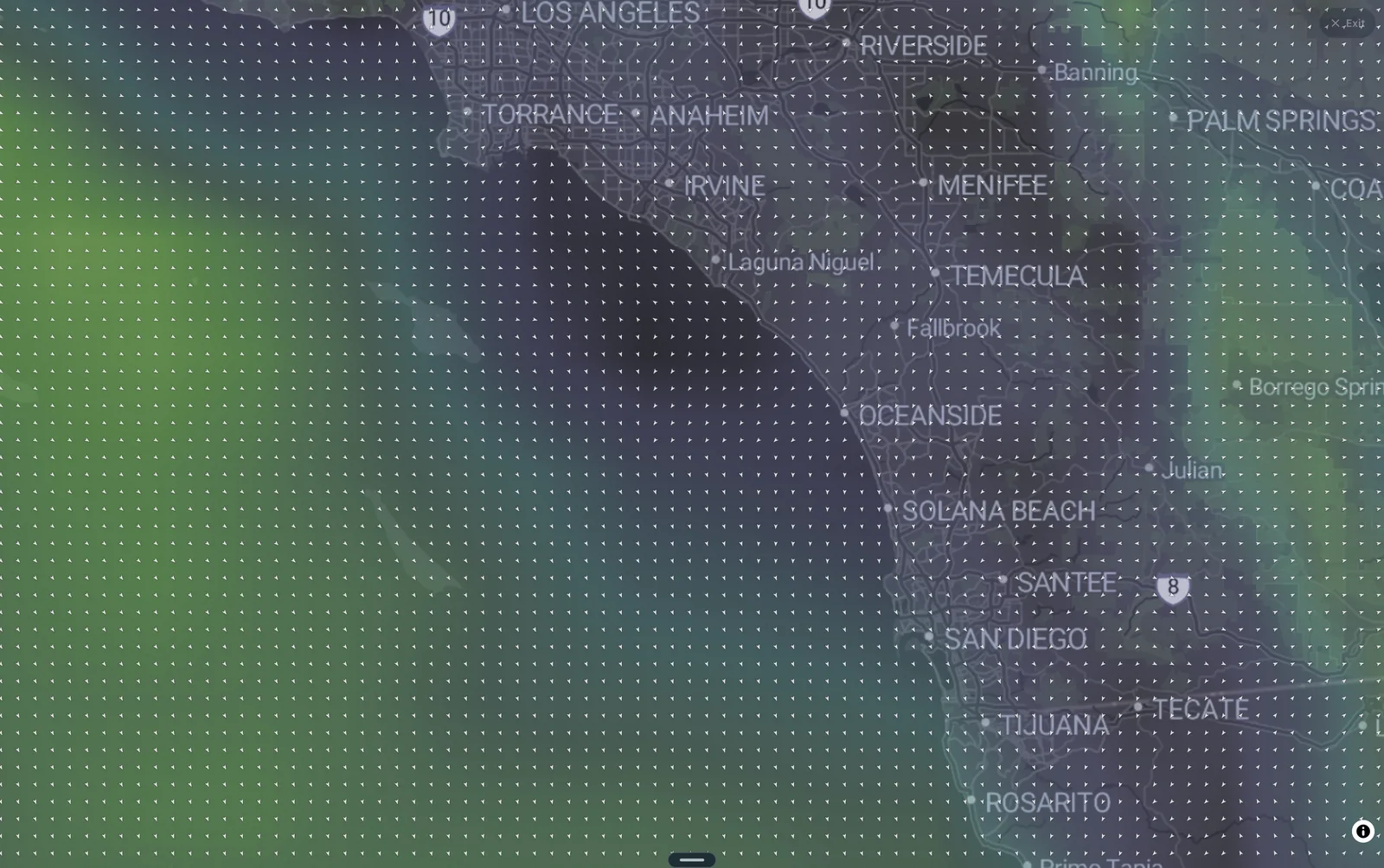 Fetch wind forecast — Saturday morning