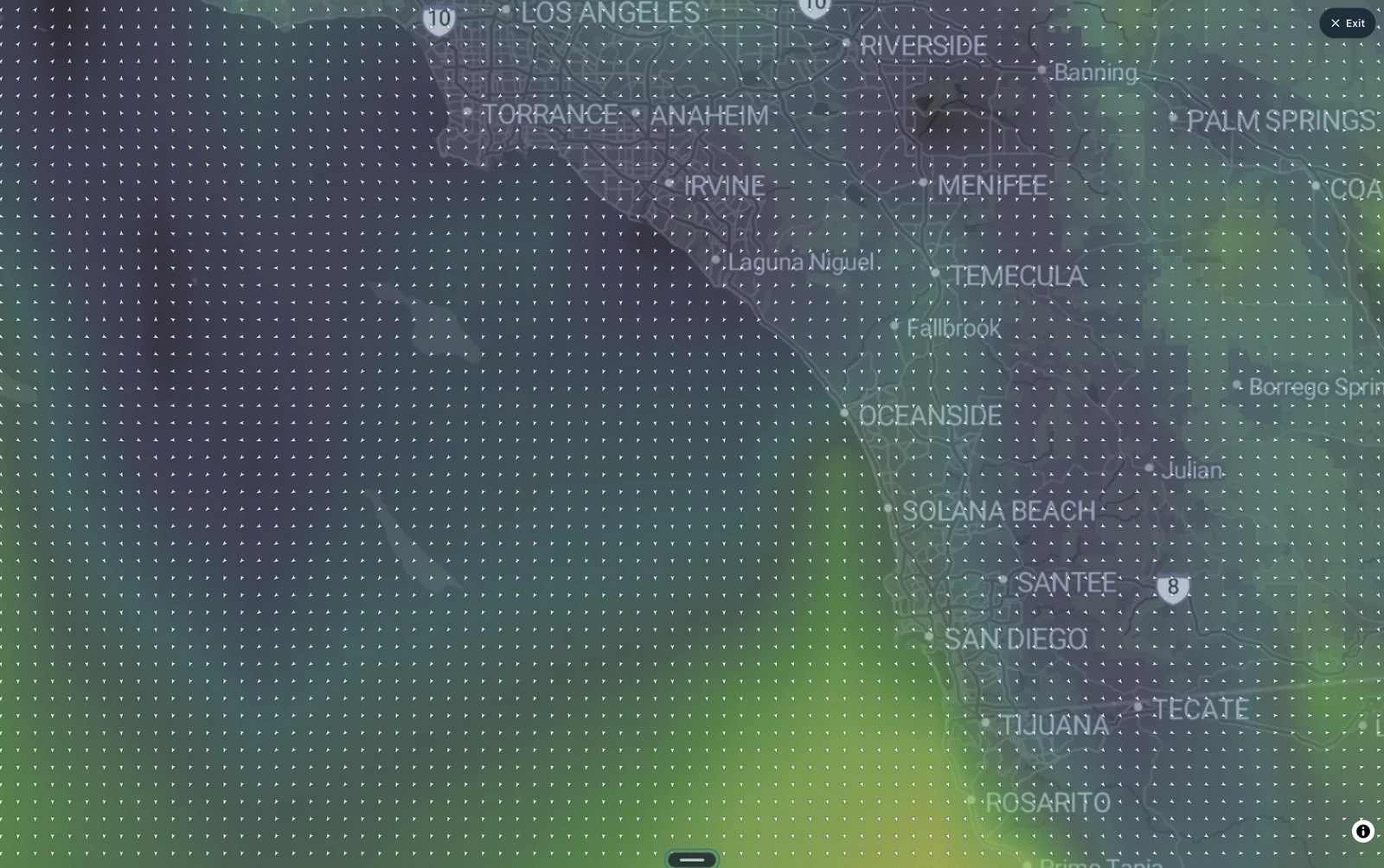 Fetch wind forecast — Sunday afternoon